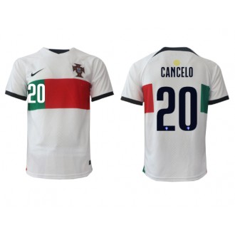 Portugal Joao Cancelo #20 Borta Kläder VM 2022 Kortärmad